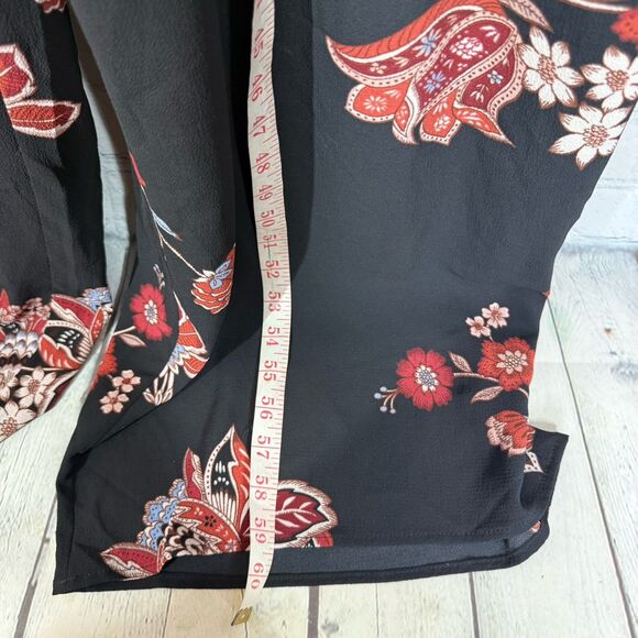 Maurices Jumpsuit Women Plus Size 2X Floral Cottage Flowy Silky Resort Vacation - Picture 11 of 16